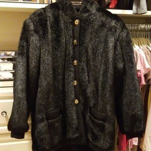 ST JOhn faux fur